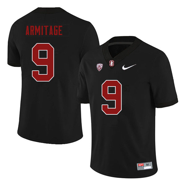 Men-Youth #9 Aaron Armitage Stanford Cardinal College 2023 Football Stitched Jerseys Sale-Black